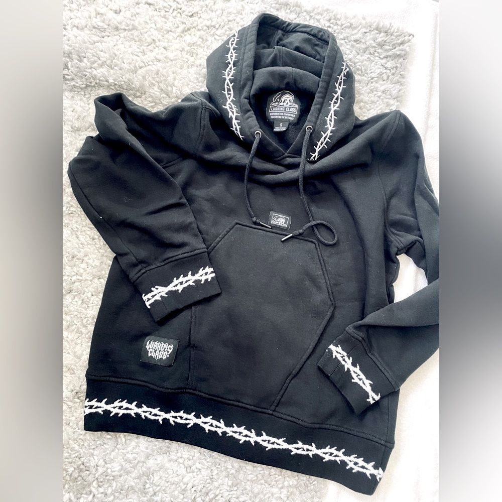 LURKING CLASS Sketchy Tank Coffin hoodie, unisex Small
